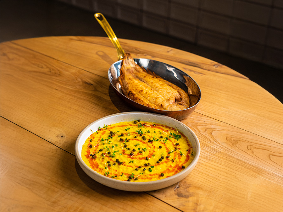 Catch of the day / saffron risotto